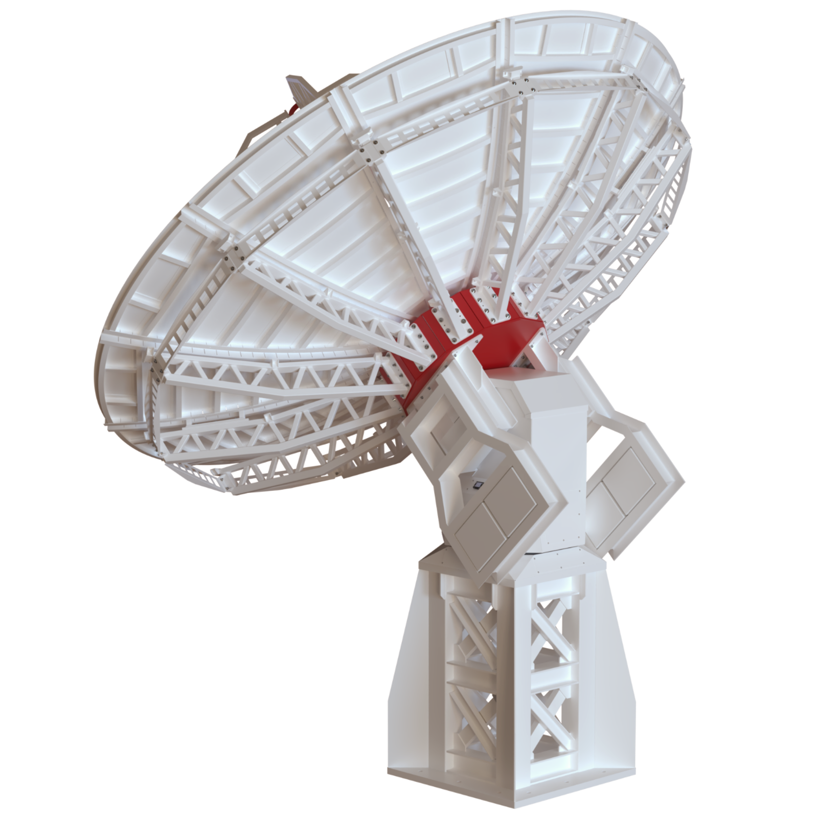 Sistema d'antenna per stazione di terra INTREPID 500-20 da 5,0 m per bande S/X/Ku/Ka