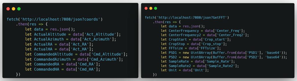 Radio2Space API developer documentation