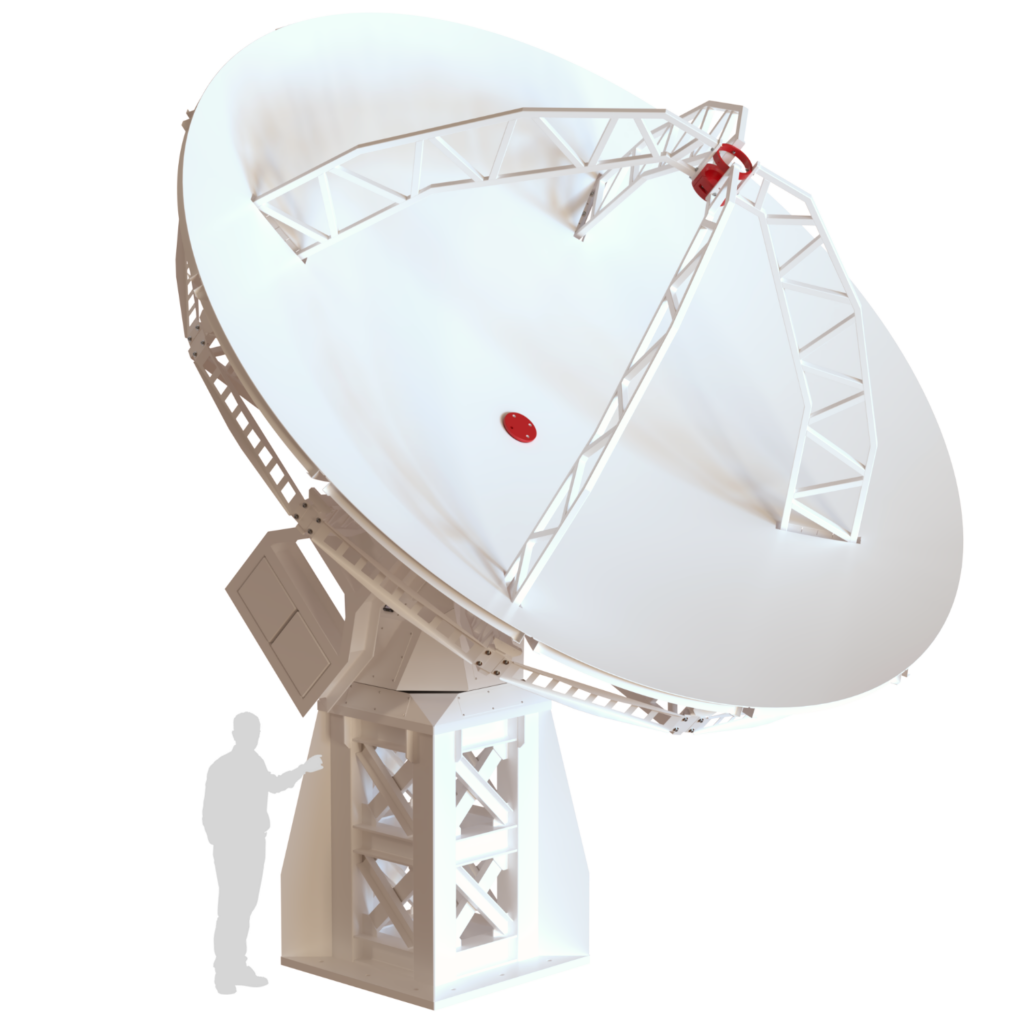 INTREPID 500-20 5.0M Ground Station Antenna System S/X/Ku/Ka-band