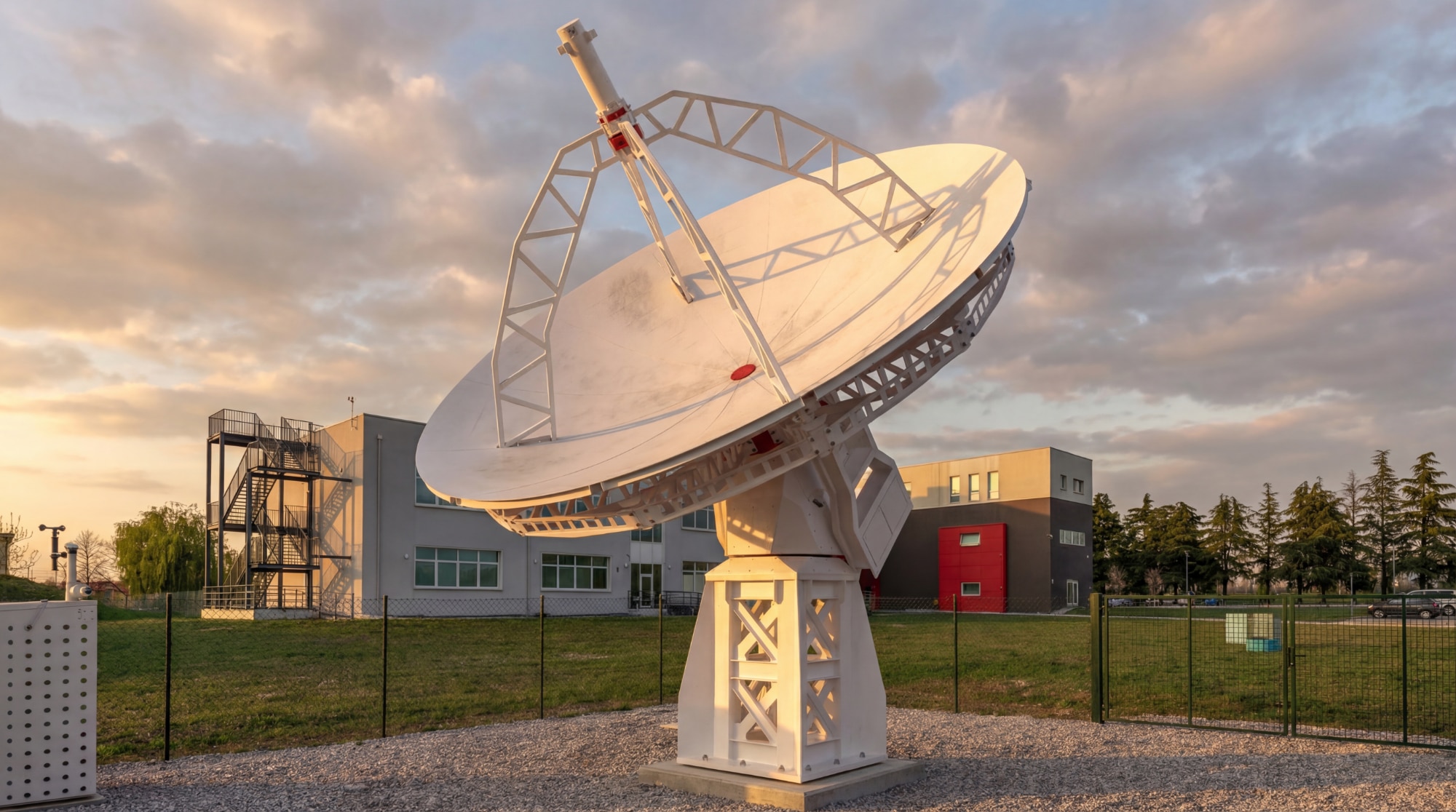 INTREPID 500-20 5.0m ground station antenna system for S/X/Ku/Ka-band