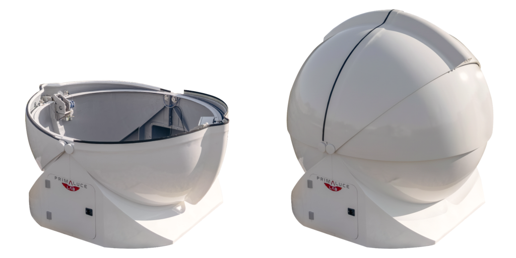 OUTPOST 3M - Computerized clamshell dome for telescopes and space monitoring