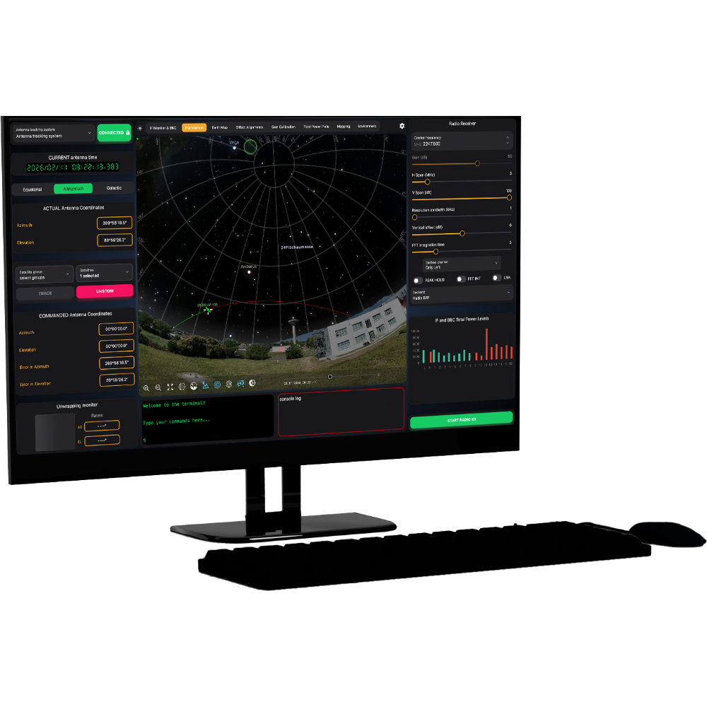 RADIO2SPACE workstation software for INTREPID ground station